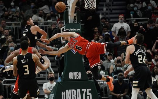 Bucks G Allen suspended for 1 game for foul on Bulls’ Caruso